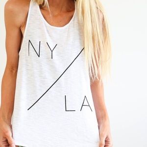 ⬜️ STEVIE HENDER NY/LA TANK ⬜️